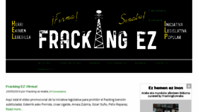 What Frackingezaraba.org website looked like in 2014 (9 years ago)
