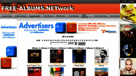 What Free-albums.net website looked like in 2014 (9 years ago)