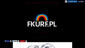What Fkurf.pl website looked like in 2014 (9 years ago)
