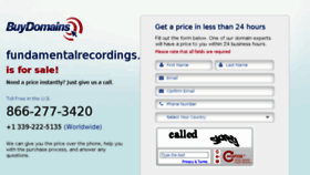 What Fundamentalrecordings.com website looked like in 2014 (9 years ago)