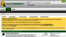 What Forum-kredytowe.pl website looked like in 2014 (9 years ago)