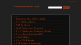 What Freeebookzone.com website looked like in 2014 (9 years ago)