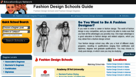 What Fashiondesignschoolguys.com website looked like in 2014 (9 years ago)