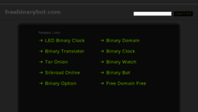 What Freebinarybot.com website looked like in 2014 (9 years ago)