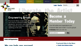 What Fracturedatlas.org website looked like in 2014 (9 years ago)