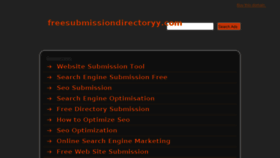 What Freesubmissiondirectoryy.com website looked like in 2014 (9 years ago)