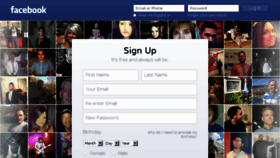 What Facebooklogin.com website looked like in 2014 (9 years ago)