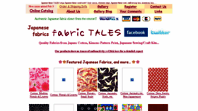 What Fabrictales.com website looked like in 2014 (9 years ago)