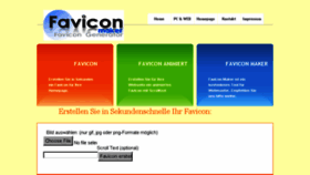 What Favicon-maker.de website looked like in 2014 (9 years ago)