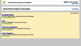What Feed.ph website looked like in 2014 (9 years ago)