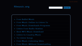 What Filmusic.org website looked like in 2014 (9 years ago)