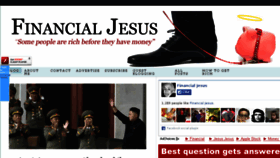What Financialjesus.com website looked like in 2014 (9 years ago)