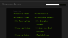What Filepasswords.com website looked like in 2014 (9 years ago)