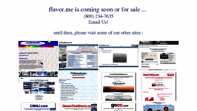 What Flavor.me website looked like in 2014 (9 years ago)