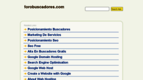 What Forobuscadores.com website looked like in 2014 (9 years ago)