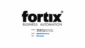 What Fortix.net.au website looked like in 2014 (9 years ago)