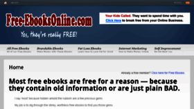 What Free-ebooksonline.com website looked like in 2014 (9 years ago)