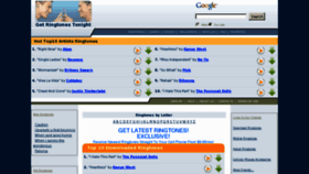 What Free-ringtones-tonight.com website looked like in 2014 (9 years ago)