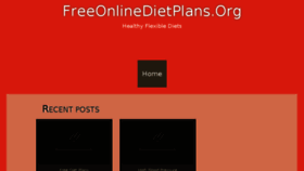 What Freeonlinedietplans.org website looked like in 2014 (9 years ago)