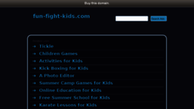What Fun-fight-kids.com website looked like in 2014 (9 years ago)