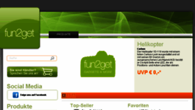 What Fun2get.de website looked like in 2014 (9 years ago)