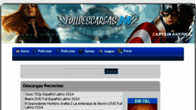 What Fulldescargasdvd.com website looked like in 2014 (9 years ago)