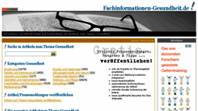 What Fachinformationen-gesundheit.de website looked like in 2014 (9 years ago)