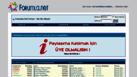 What Forumla.net website looked like in 2014 (9 years ago)