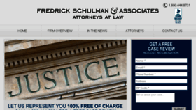 What Fschulmanlaw.com website looked like in 2014 (9 years ago)