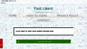 What Fast-likers.com website looked like in 2014 (9 years ago)