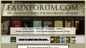 What Fauxforum.com website looked like in 2014 (9 years ago)
