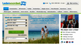 What Fnv-voordeelvakanties.nl website looked like in 2014 (9 years ago)