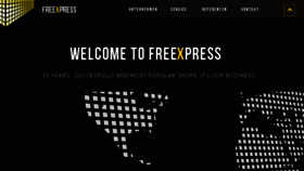 What Freexpress.de website looked like in 2014 (9 years ago)