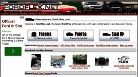 What Fordflex.net website looked like in 2014 (9 years ago)