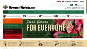 What Flowers4florists.com website looked like in 2014 (9 years ago)
