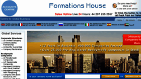 What Formationhouse.com website looked like in 2014 (9 years ago)