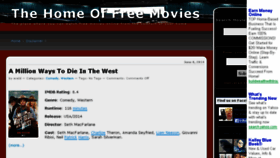 What Free-movie-home.com website looked like in 2014 (9 years ago)