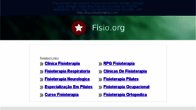 What Fisio.org website looked like in 2014 (9 years ago)