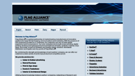 What Flagalliance.com website looked like in 2014 (9 years ago)