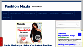 What Fashionmazia.com website looked like in 2014 (9 years ago)