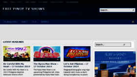 What Freepinoytvshows.info website looked like in 2014 (9 years ago)