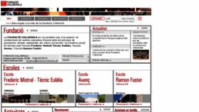 What Fundaciocollserola.cat website looked like in 2014 (9 years ago)