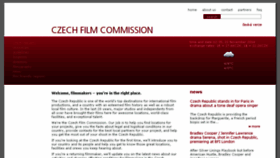 What Filmcommission.cz website looked like in 2014 (9 years ago)