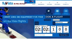 What Flyvista.aero website looked like in 2014 (9 years ago)