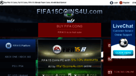 What Fifa15coins4u.com website looked like in 2014 (9 years ago)