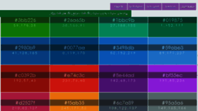 What Flatcolor.ir website looked like in 2014 (9 years ago)