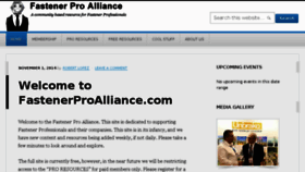 What Fastenerproalliance.com website looked like in 2014 (9 years ago)