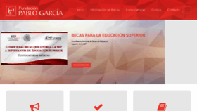 What Fundacionpablogarcia.gob.mx website looked like in 2014 (9 years ago)