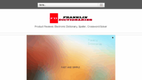 What Franklindictionaries.co.uk website looked like in 2014 (9 years ago)