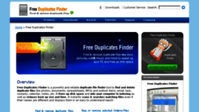 What Freeduplicatesfinder.com website looked like in 2014 (9 years ago)